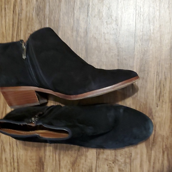 Sam Edelman Petty festival Ankle Boot in Black Suede size 9.5 - Picture 4 of 10